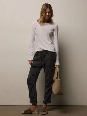 Standard James Perse Soft Drape Pants Carbon Pigment Gray Womens Size 2 / US M